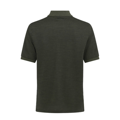 Purdey Merino Tech Pique Polo Loden - The Sporting Lodge