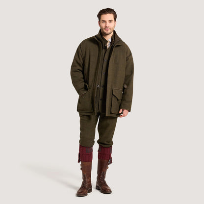 Purdey Raglan Tweed Field Coat Fredrick Box Check