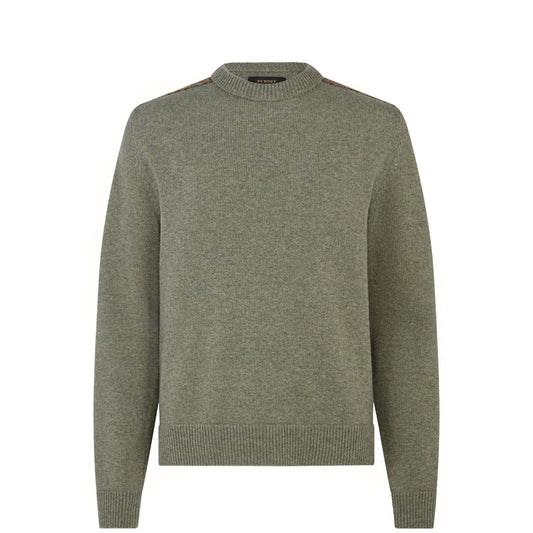 Purdey Round Neck Sweater Moss