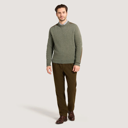Purdey Round Neck Sweater Moss