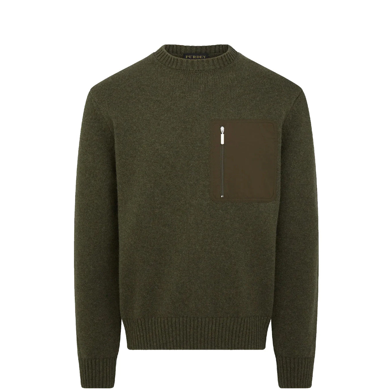 Purdey Sandwick Sweater Loden - The Sporting Lodge