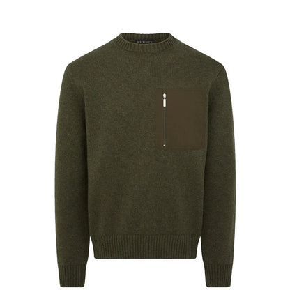 Purdey Sandwick Sweater Loden - The Sporting Lodge