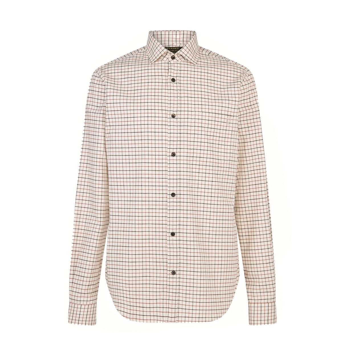 Purdey Shooting Tattersall Shirt Hazelnut