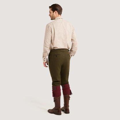 Purdey Shooting Tattersall Shirt Hazelnut