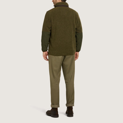 Purdey Unisex Merino Purdey 1/2 Zip Fleece Lichen - The Sporting Lodge