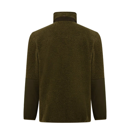 Purdey Unisex Merino Purdey 1/2 Zip Fleece Lichen - The Sporting Lodge