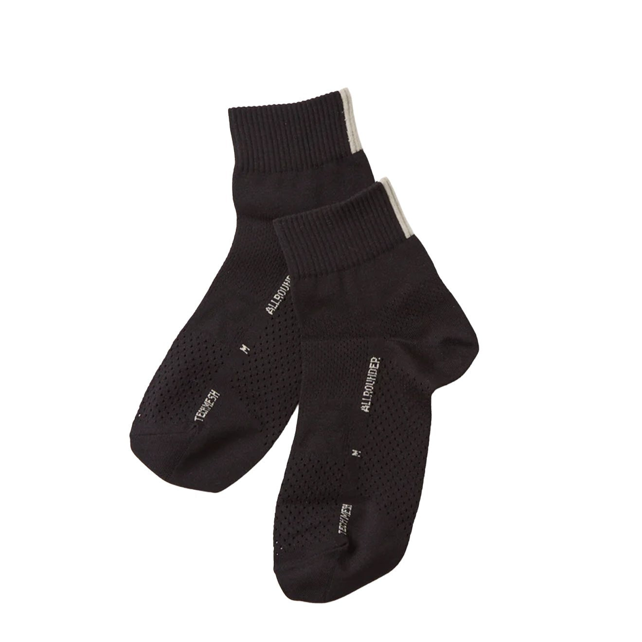 ROTOTO Allrounder Tech-Mesh No Show Black - The Sporting Lodge