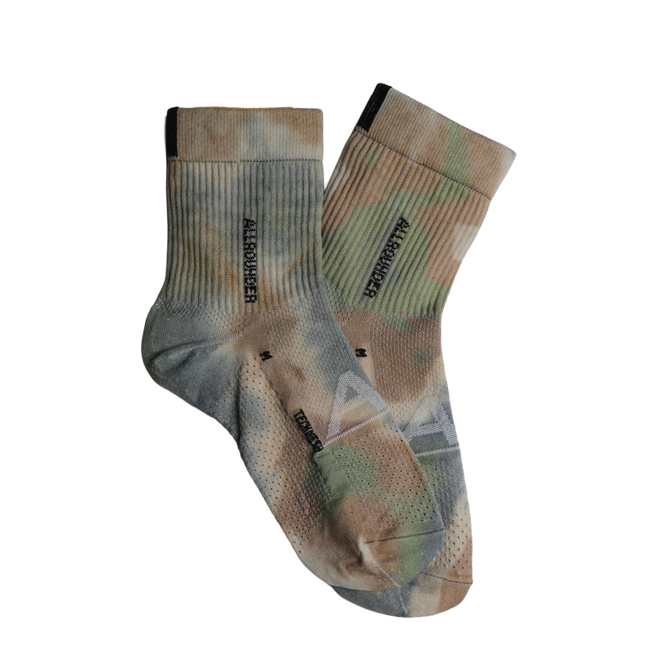ROTOTO Allrounder Tech - Mesh Tie Dye Green / Blue / Beige - The Sporting Lodge