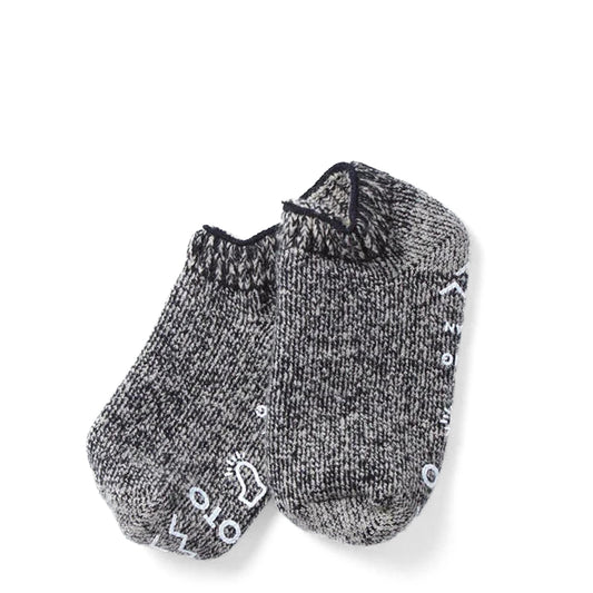 ROTOTO Pile Sockslipper Black / Beige