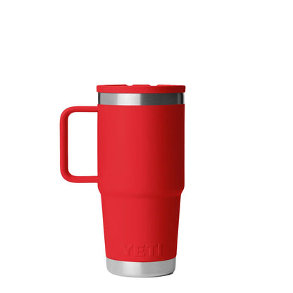 YETI  Rambler 20 Oz Travel Straw Mug Rescue Red - The Sporting Lodge