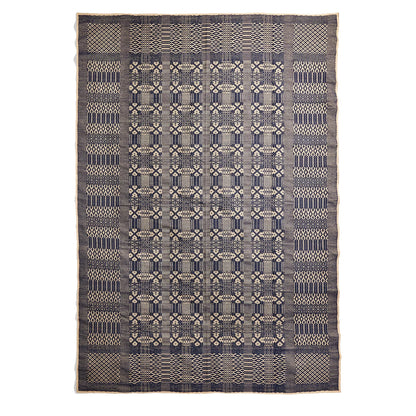 RRL by Ralph Lauren Handwoven Jacquard Rug Navy / Cream
