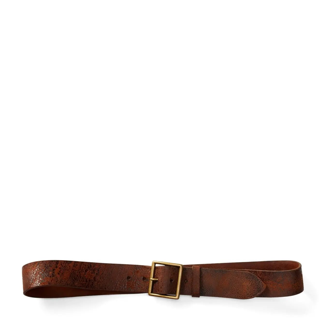 RRL by Ralph Lauren Jones Tumbled Leather Belt Tan