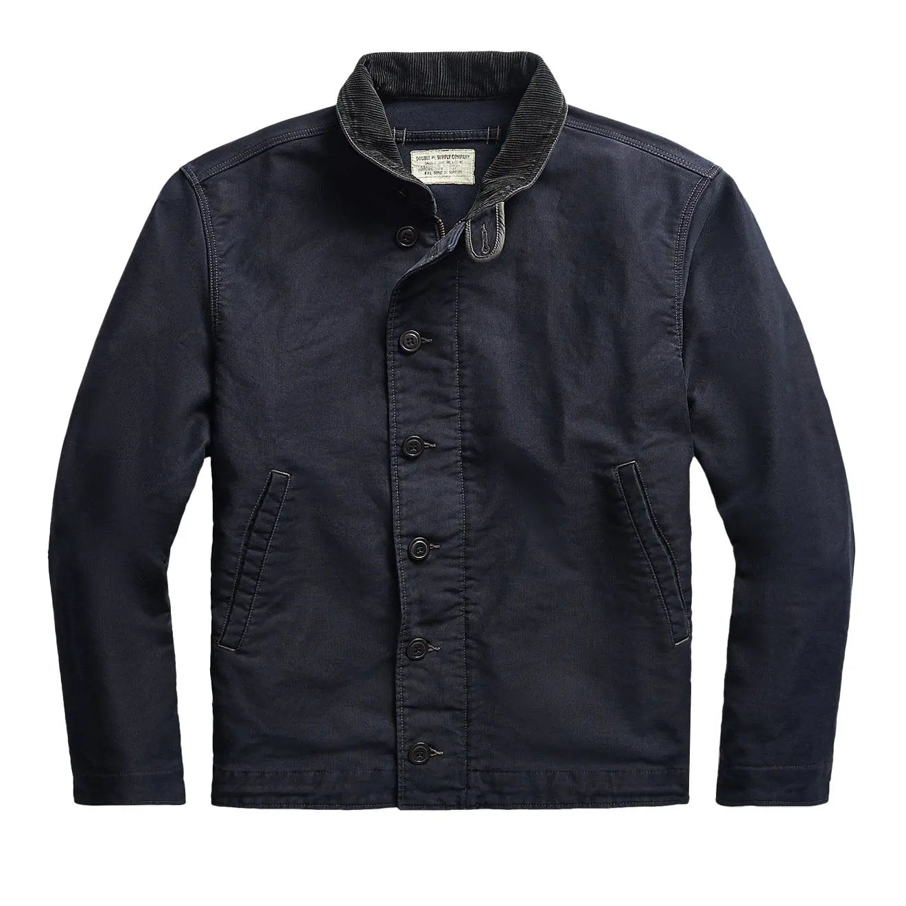 RRL by Ralph Lauren Jungle Cloth Deck Jacket Dark Navy | The