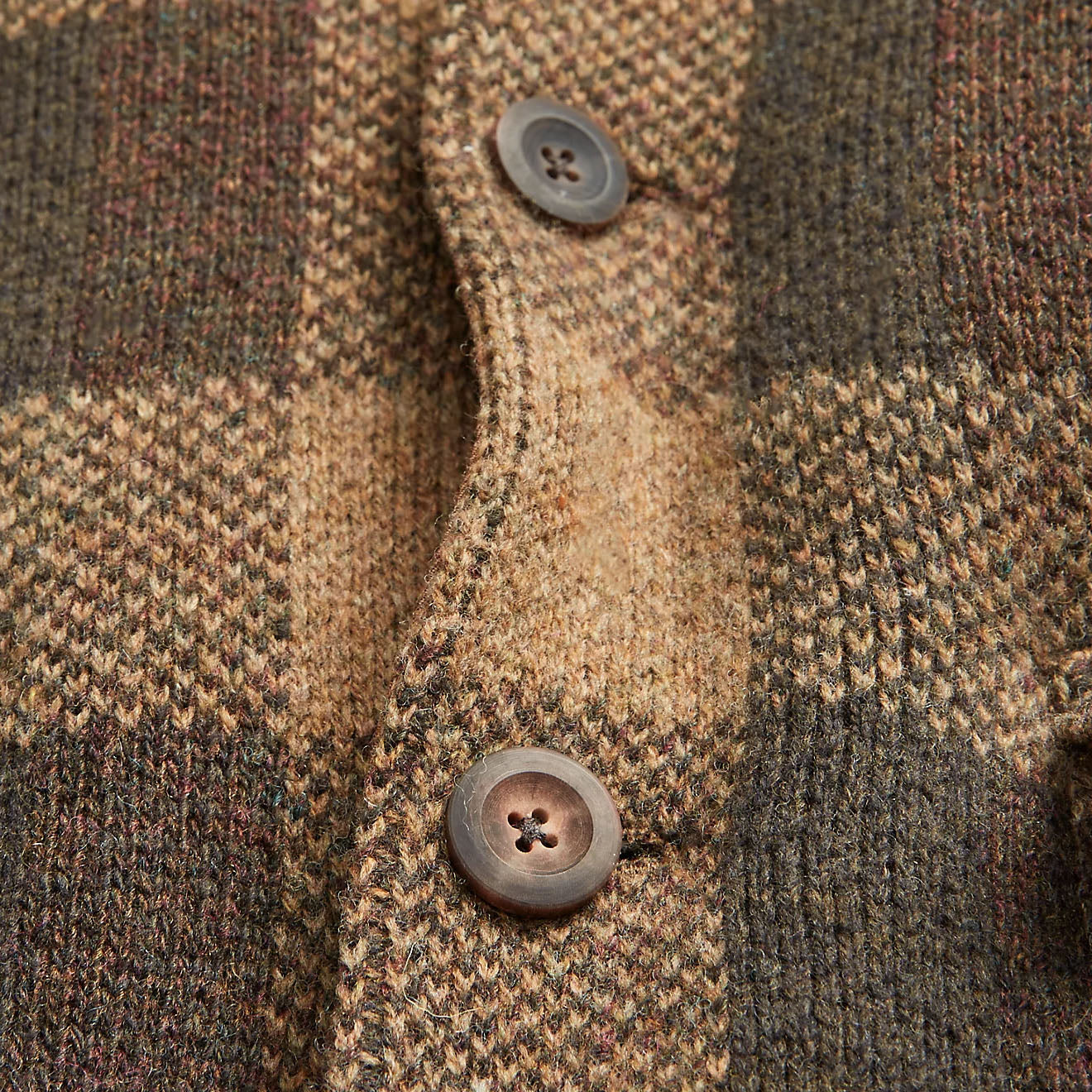 RRL by Ralph Lauren Plaid Wool Jumper Jacket Olive Multi-3