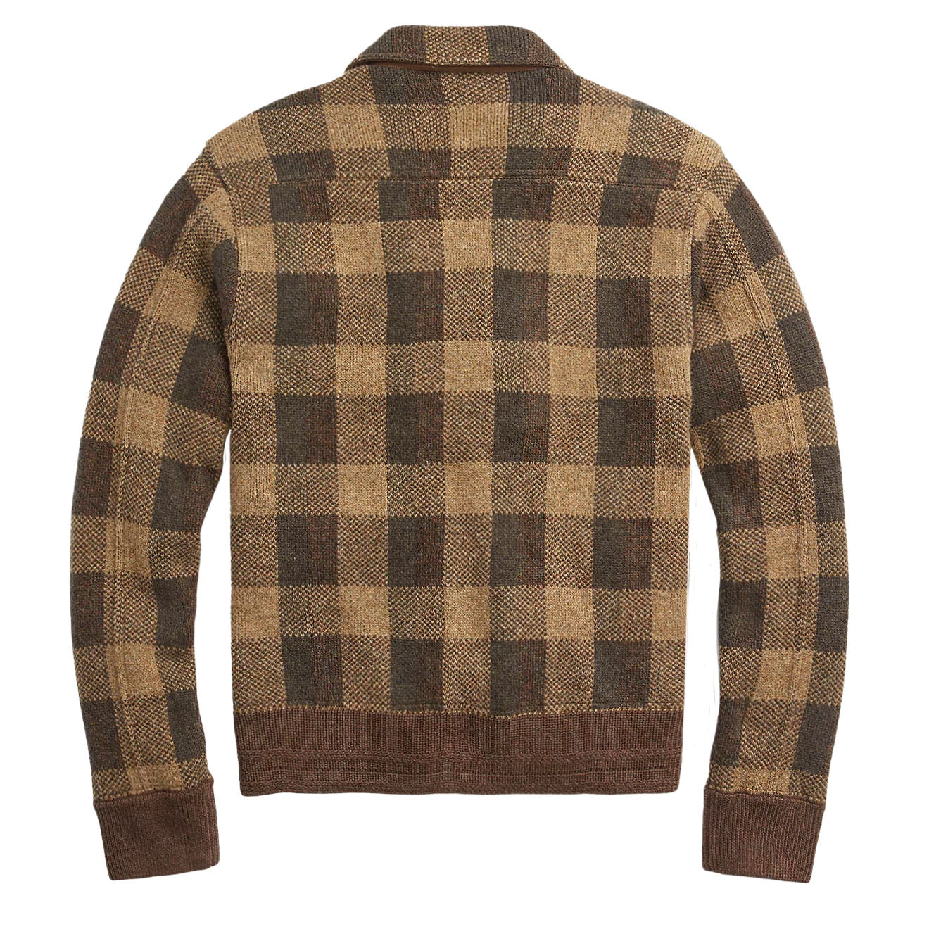 RRL by Ralph Lauren Plaid Wool Jumper Jacket Olive Multi-2