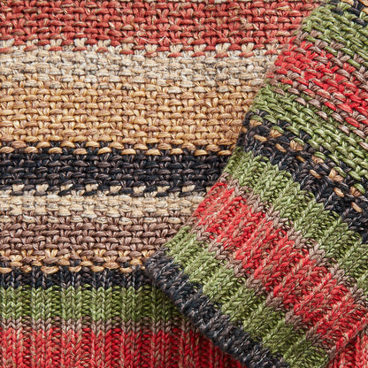 RRL by Ralph Lauren Striped Linen-Blend Jumper Brown Multi Stripe-3