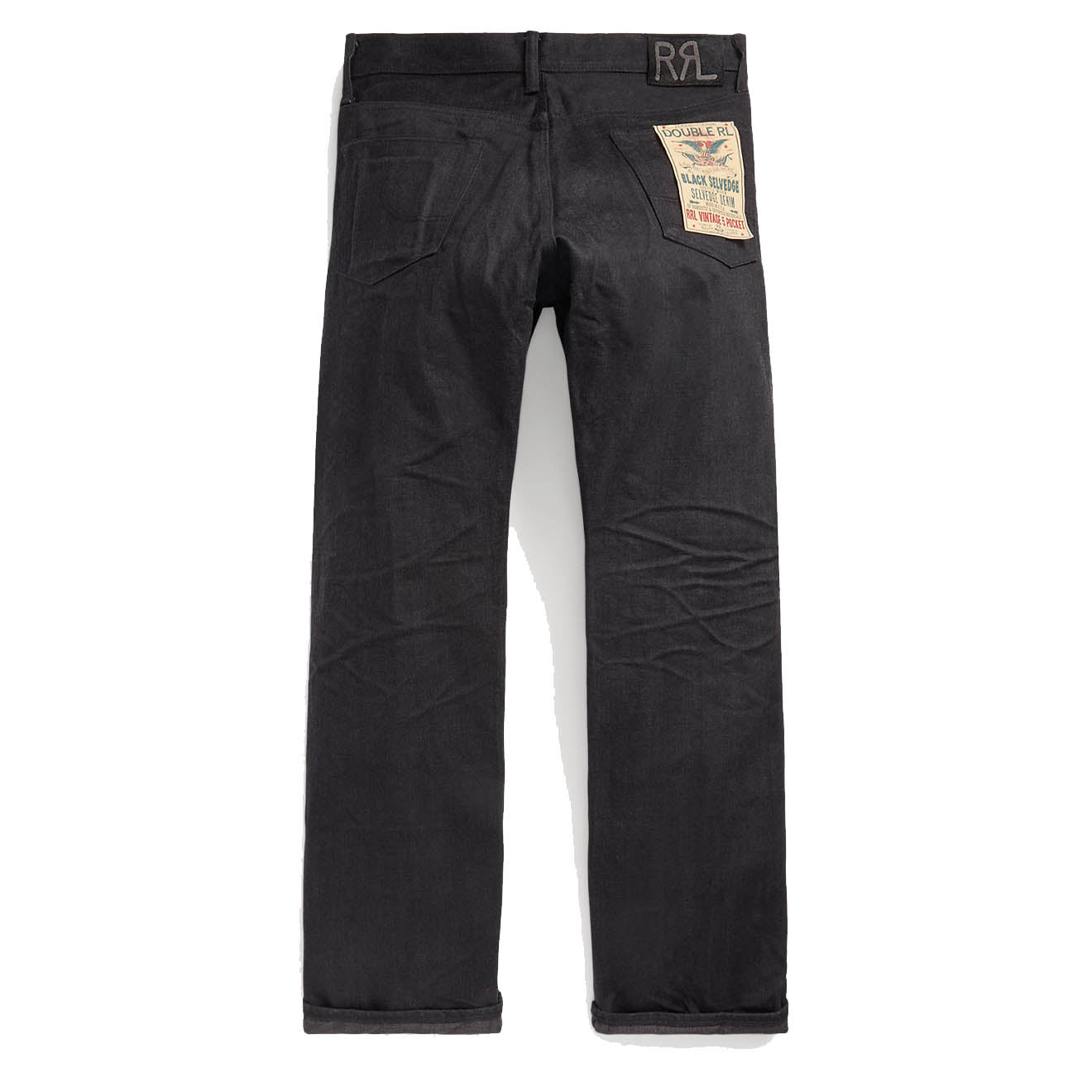 RRL by Ralph Lauren Vintage 5-Pocket New Black-on-Black Jean-2