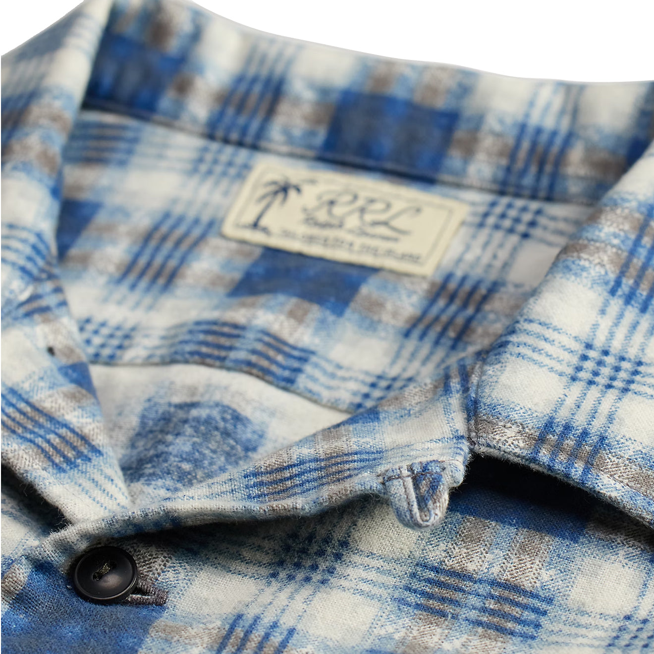 RRL By Ralph Lauren Aloha Camp Short Sleeve Sport Shirt Indigo