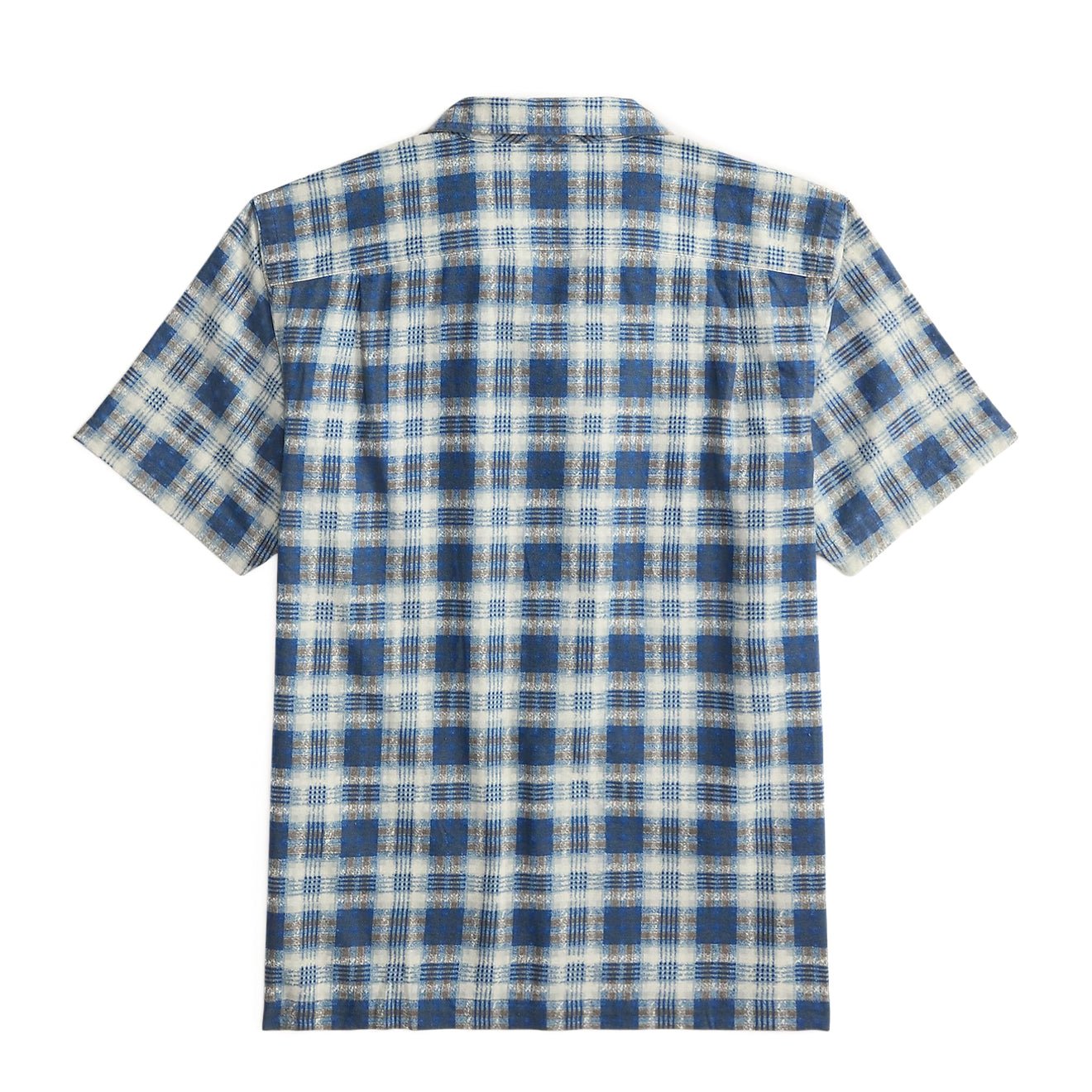 トップス RRL RALPH LAUREN INDIGO ALOHA CAMP SHIRT RRL By Ralph Lauren Aloha Camp Short Sleeve Sport Shirt Indigo