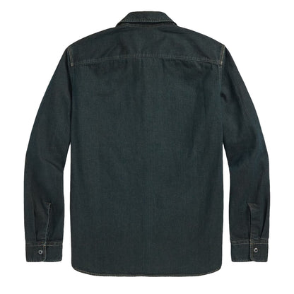 RRL By Ralph Lauren Butte Long Sleeve Sport Shirt Indigo Rinse - The Sporting Lodge