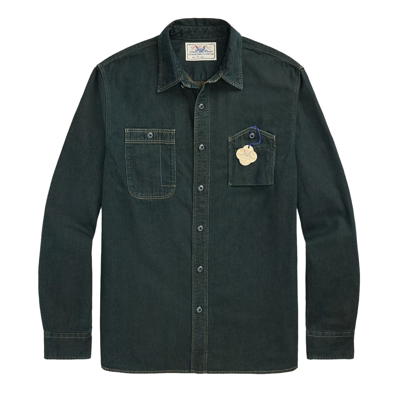 RRL By Ralph Lauren Butte Long Sleeve Sport Shirt Indigo Rinse - The Sporting Lodge