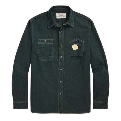 RRL By Ralph Lauren Butte Long Sleeve Sport Shirt Indigo Rinse - The Sporting Lodge
