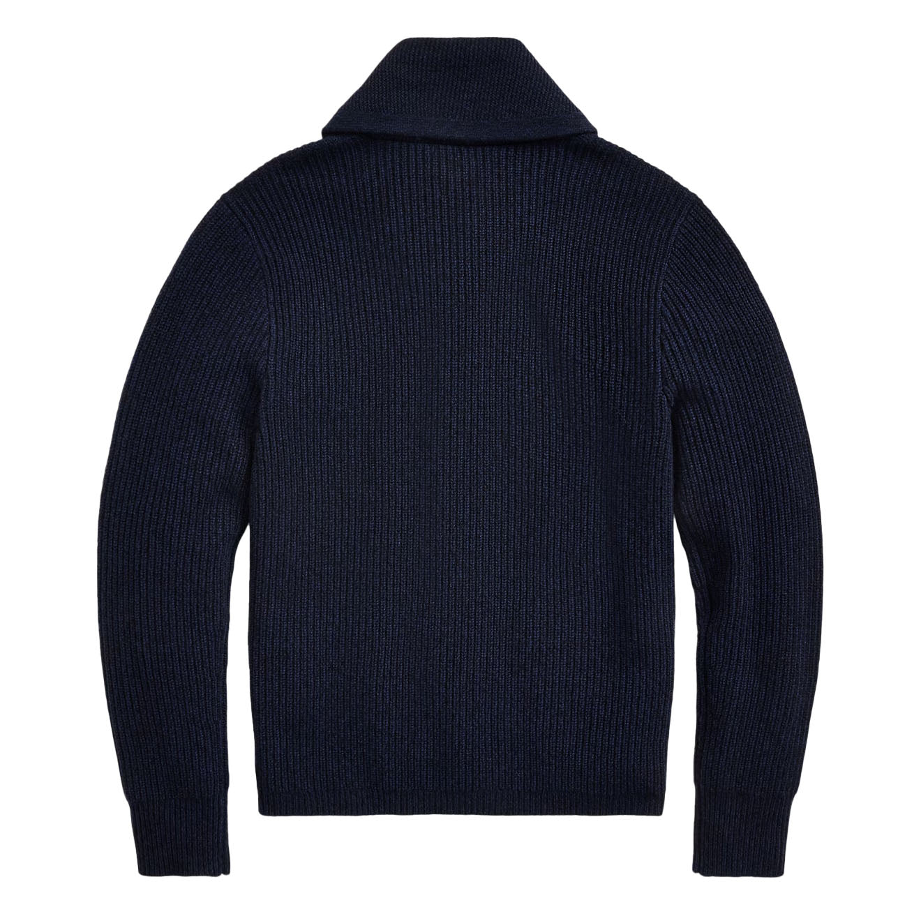 RRL By Ralph Lauren Cashmere Shawl-Collar Cardigan Navy Heather - The Sporting Lodge