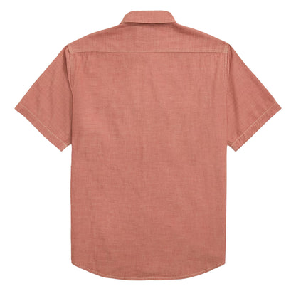 RRL By Ralph Lauren Craftsman S/S Short Sleeve Sport Shirt Red
