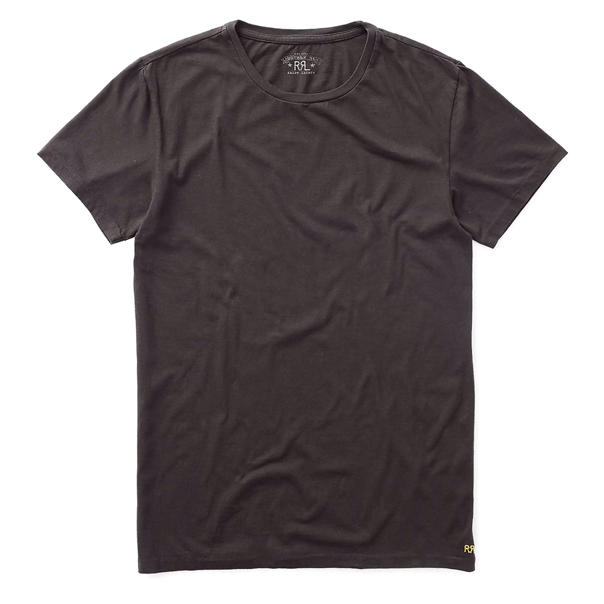 RRL By Ralph Lauren Crewneck S/S T-Shirt Squire Brown - The Sporting Lodge