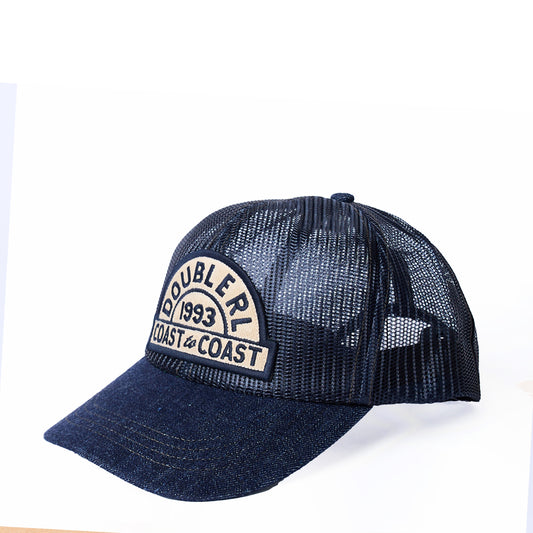 RRL By Ralph Lauren Denim-Bill Mesh Trucker Cap Navy