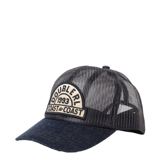 RRL By Ralph Lauren Denim-Bill Mesh Trucker Cap Navy