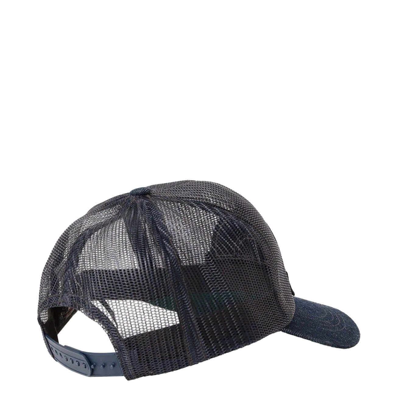 RRL By Ralph Lauren Denim-Bill Mesh Trucker Cap Navy - The Sporting Lodge