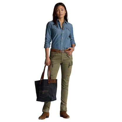 RRL By Ralph Lauren Denim Tote Indigo - The Sporting Lodge