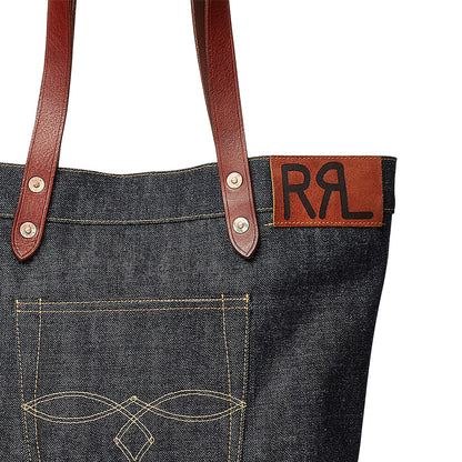 RRL By Ralph Lauren Denim Tote Indigo - The Sporting Lodge