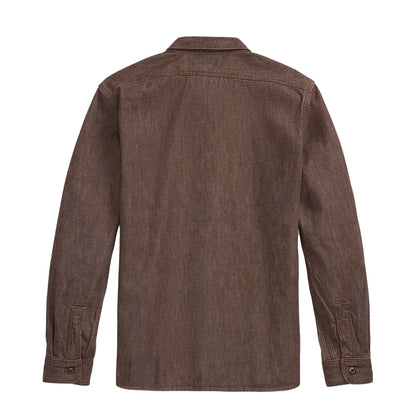 RRL By Ralph Lauren Denim Workshirt Brown