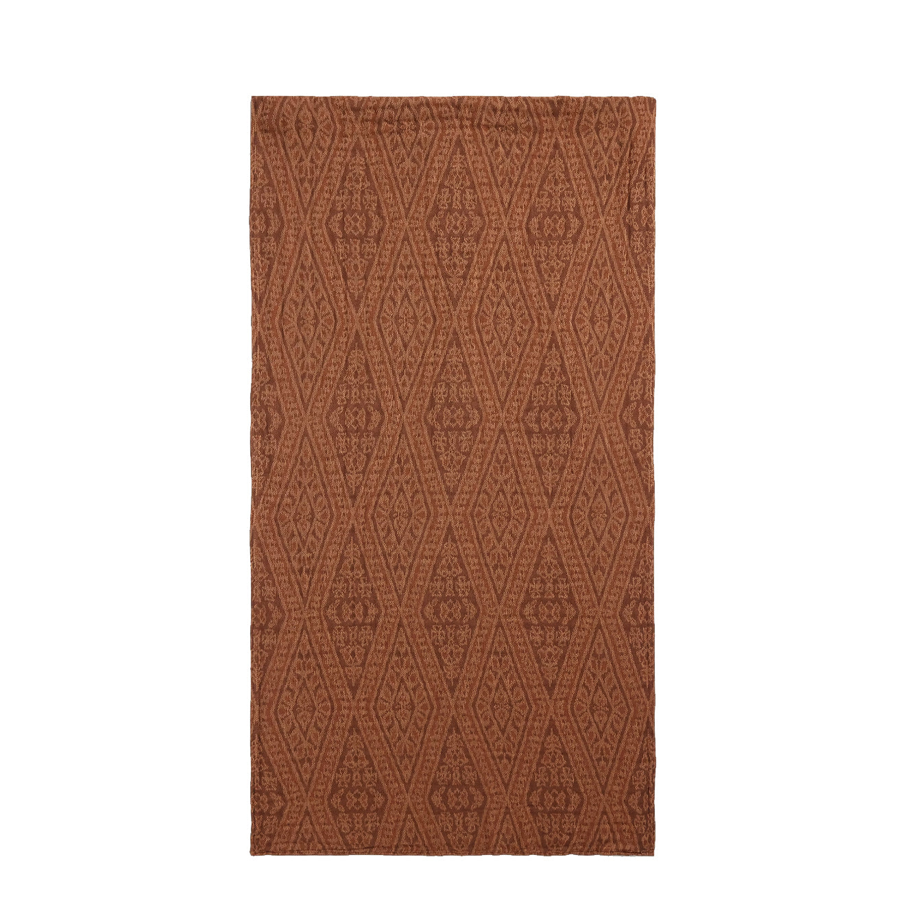 RRL By Ralph Lauren Double-Faced Cotton Jacquard Scarf Red Multi