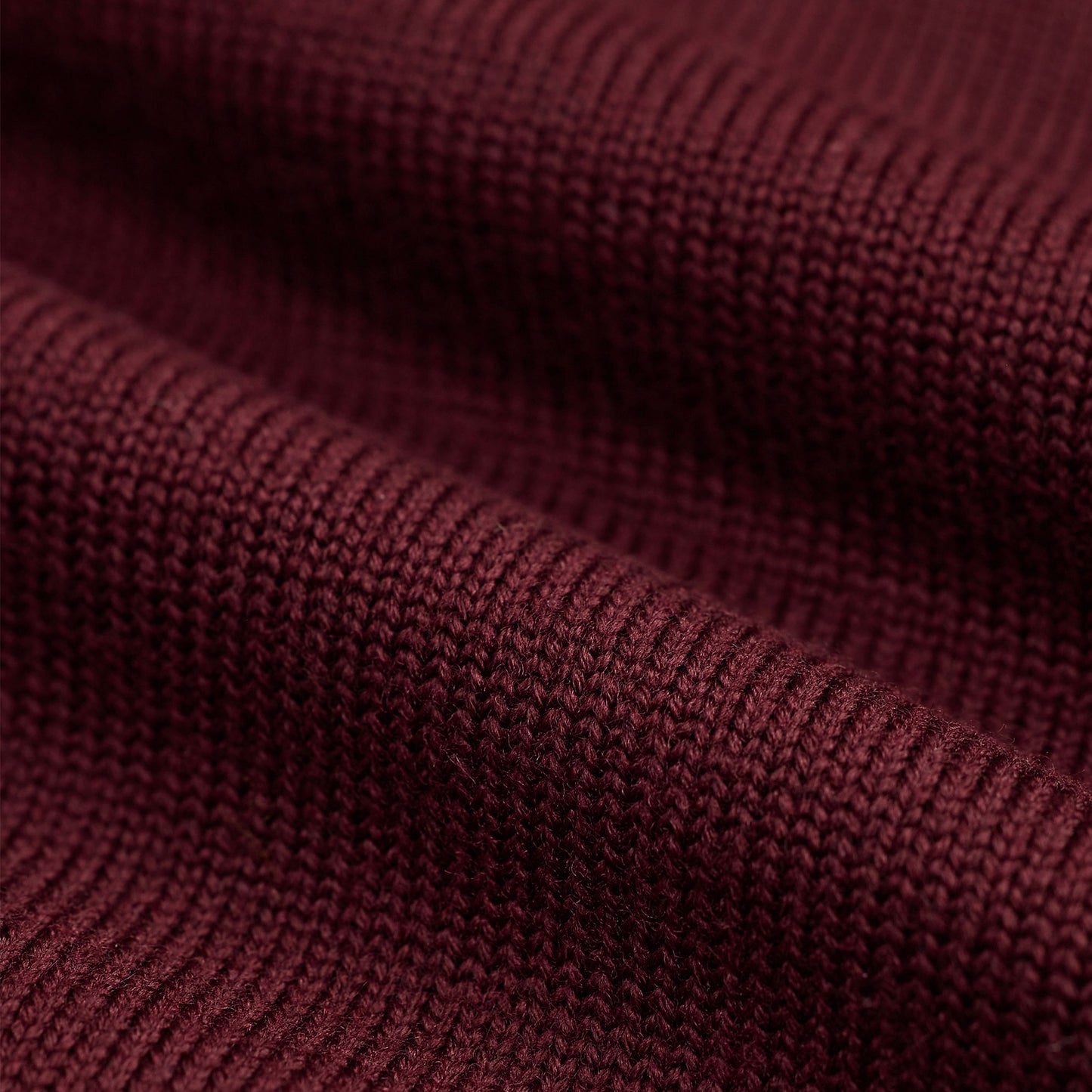 RRL By Ralph Lauren Embroidered Wool Quarter-Zip Jumper Maroon