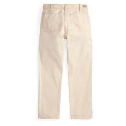 RRL By Ralph Lauren Engineer Fit Canvas Carpenter Pant Seeded Natural