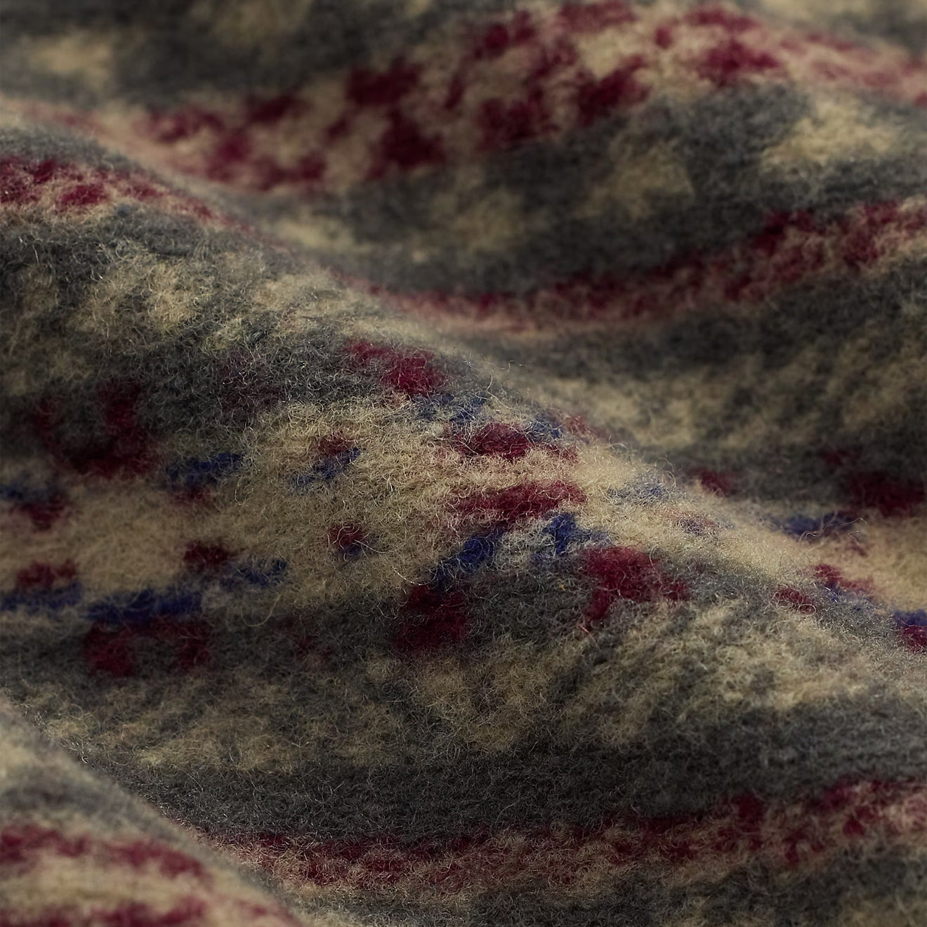 RRL By Ralph Lauren Fair Isle Wool-Blend Workshirt Red / Multi