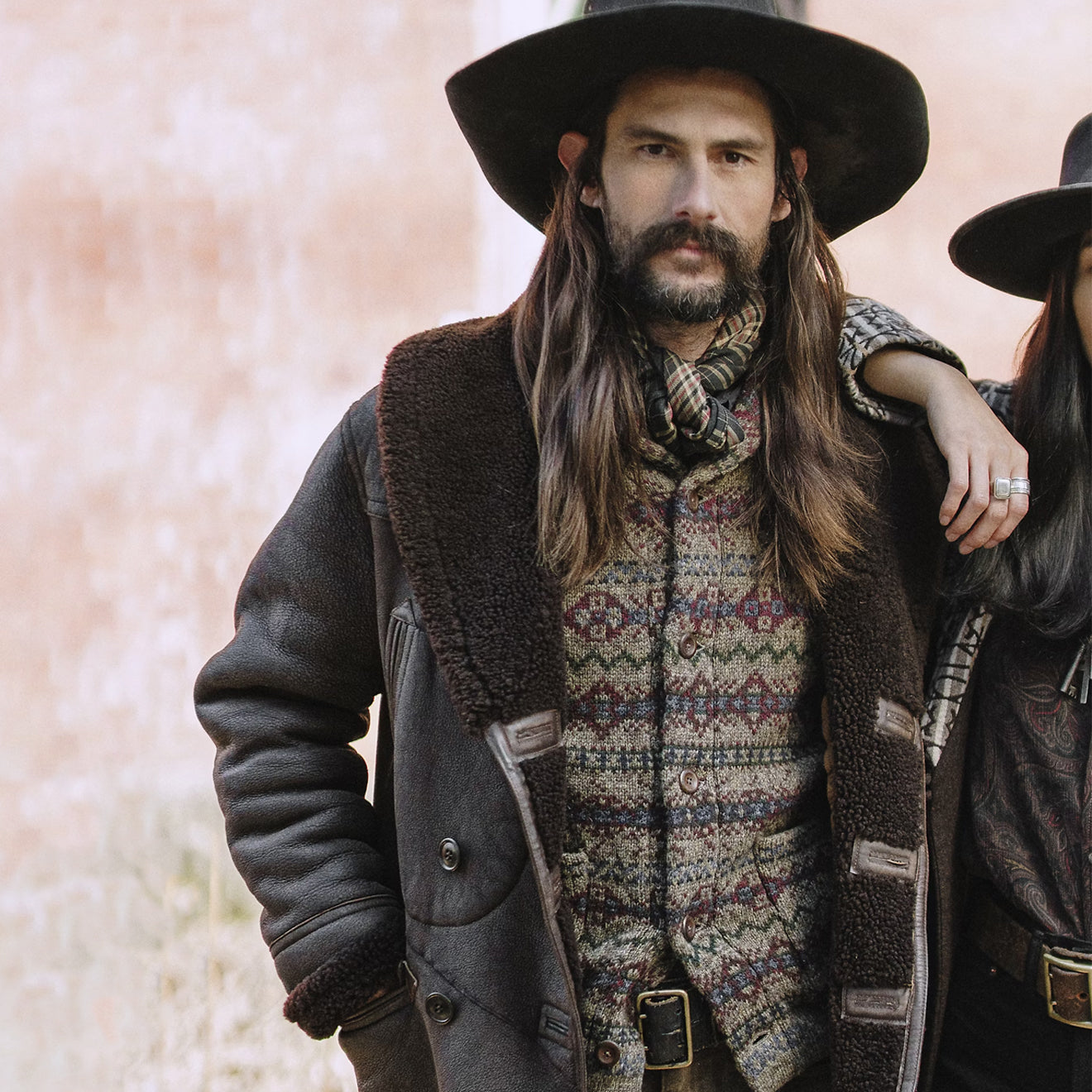 RRL By Ralph Lauren Fair Isle Wool Cardigan Loden Heather Multi