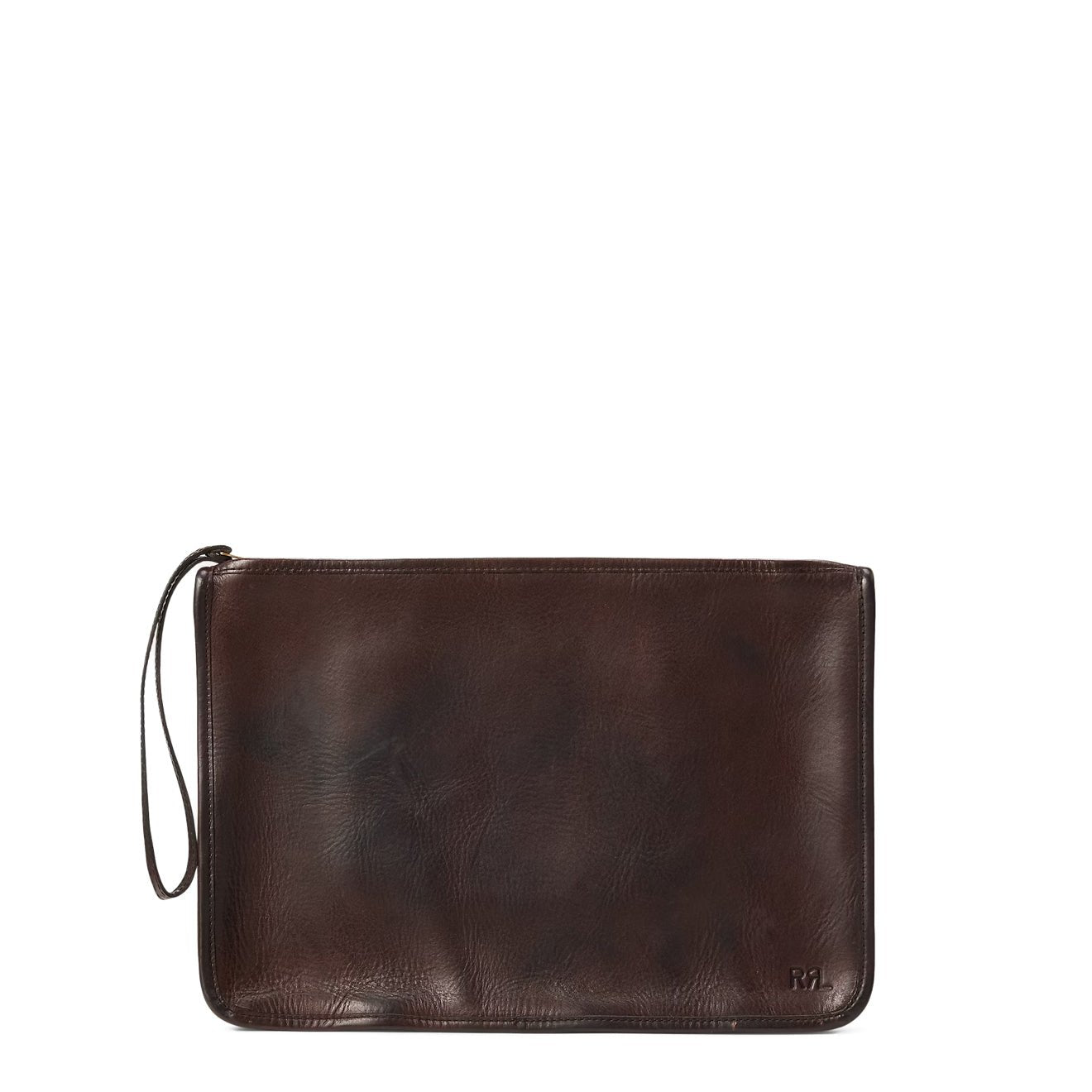RRL By Ralph Lauren Flat Pouch Pouch Medium Dark Brown - The Sporting Lodge