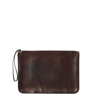 RRL By Ralph Lauren Flat Pouch Pouch Medium Dark Brown - The Sporting Lodge