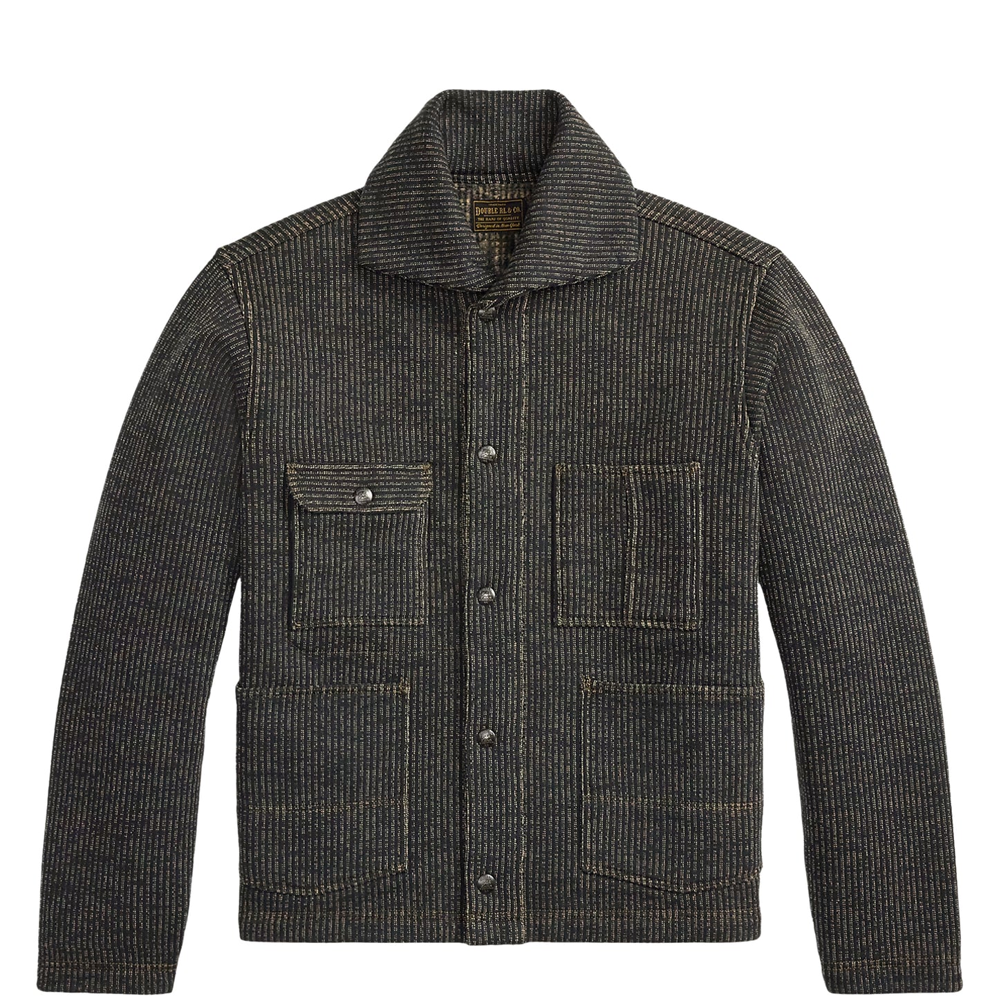 RRL By Ralph Lauren Fleece Work Jacket Charcoal / Multi