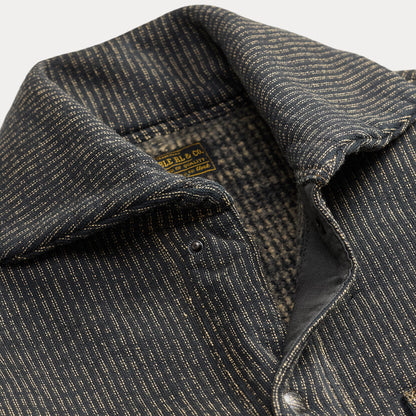 RRL By Ralph Lauren Fleece Work Jacket Charcoal / Multi