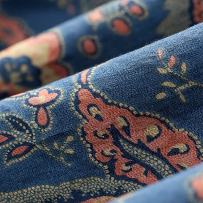 RRL By Ralph Lauren Flora Dress Sleeveless Day Dress Faded Blue / Multi