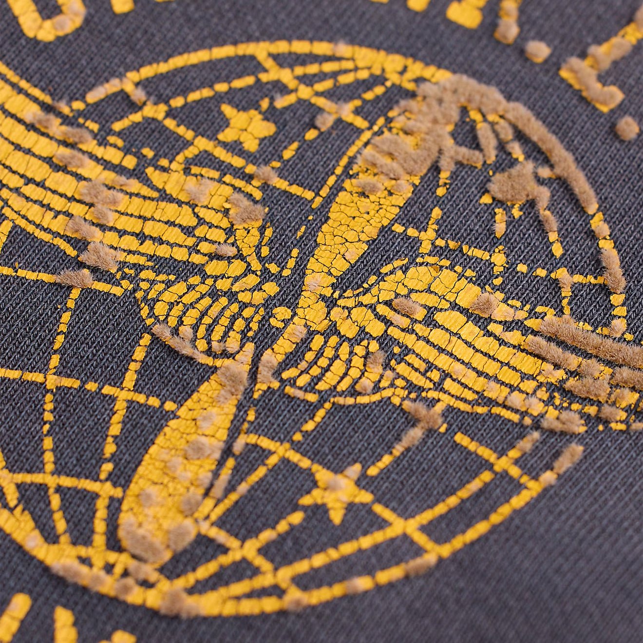 RRL By Ralph Lauren French Terry Graphic Sweatshirt Faded Blue - The Sporting Lodge