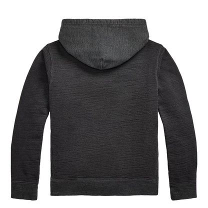 RRL By Ralph Lauren French Terry Hoodie Charcoal Heather / Multi