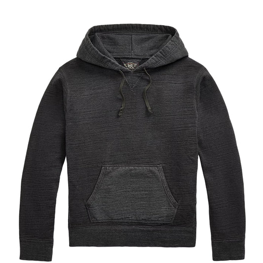 RRL By Ralph Lauren French Terry Hoodie Charcoal Heather / Multi - The Sporting Lodge
