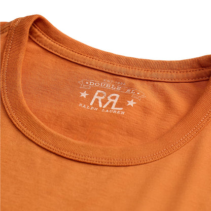 RRL By Ralph Lauren Garment-Dyed Crewneck T-Shirt Sweet Potato - The Sporting Lodge