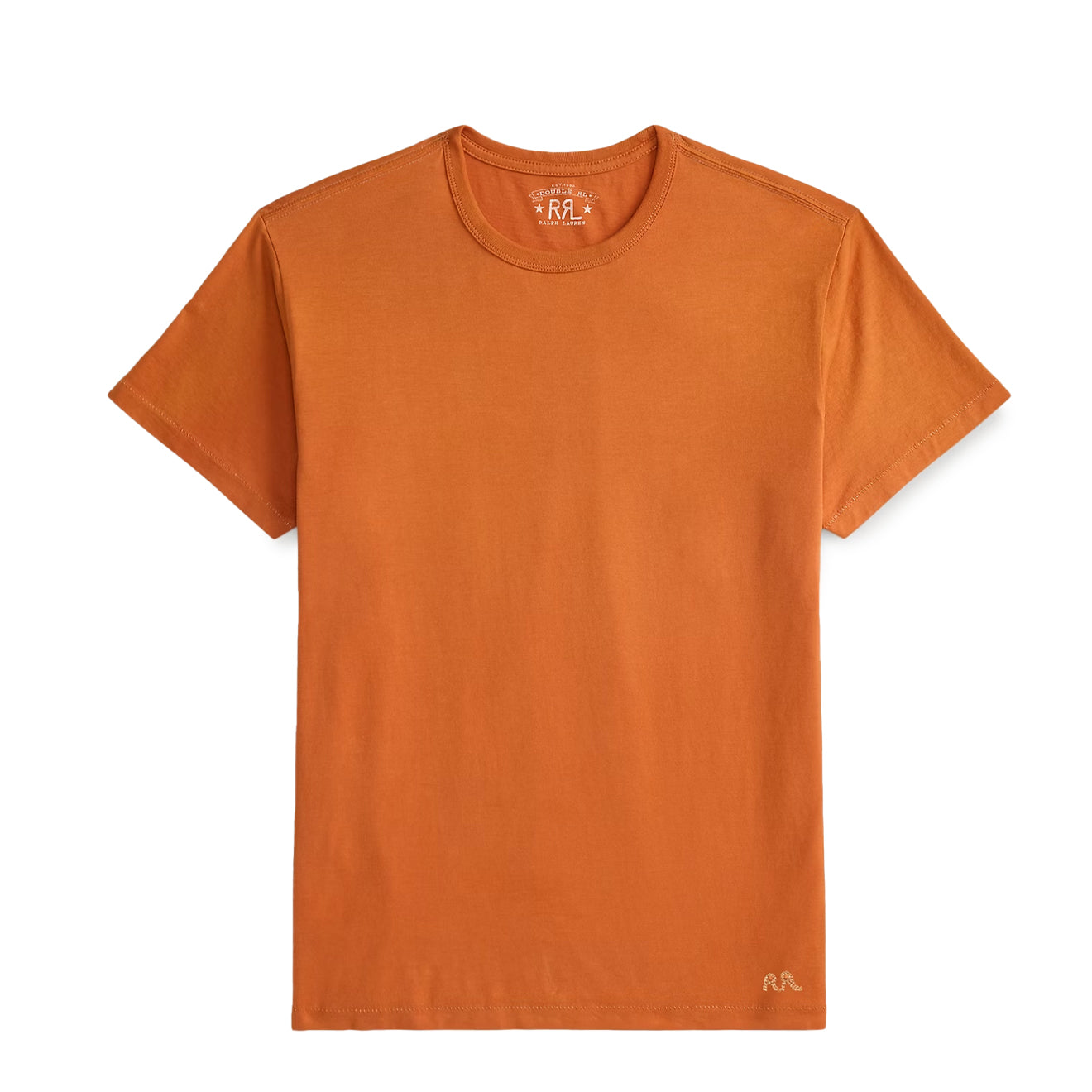 RRL By Ralph Lauren Garment-Dyed Crewneck T-Shirt Sweet Potato - The Sporting Lodge